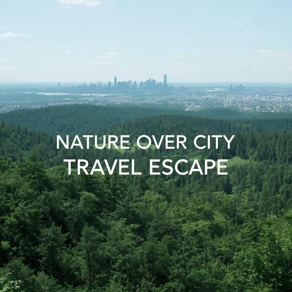 Nature Over City Travel Escape Urban Noise for Wild Freedom