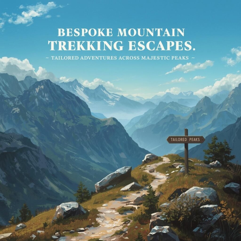 Bespoke Mountain Trekking Escapes Tailored Adventures Across Majestic Peaks