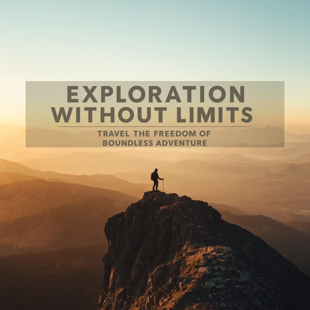 Exploration Without Limits Travel Discover the Freedom of Boundless Adventure