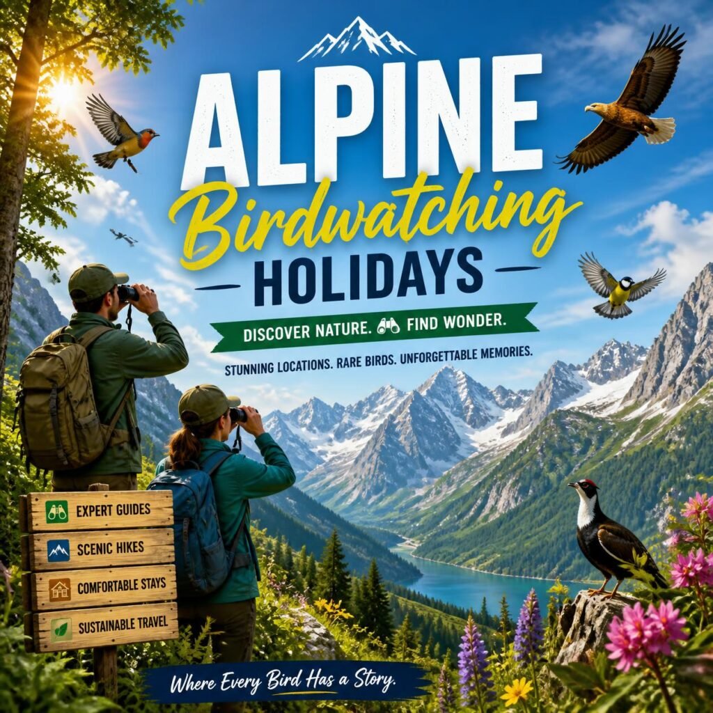 Alpine Birdwatching Holidays Discover Mountain Wildlife in Its Natural Habitat