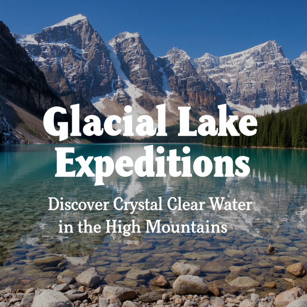 Glacial Lake Expeditions Discover Crystal Clear Waters in the High Mountains
