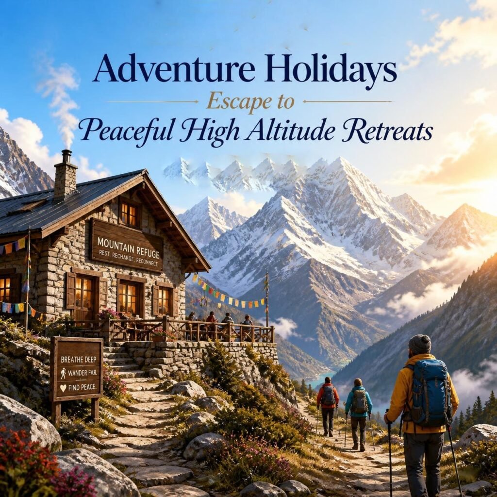 Mountain Refuge Adventure Holidays Escape to Peaceful High Altitude Retreats