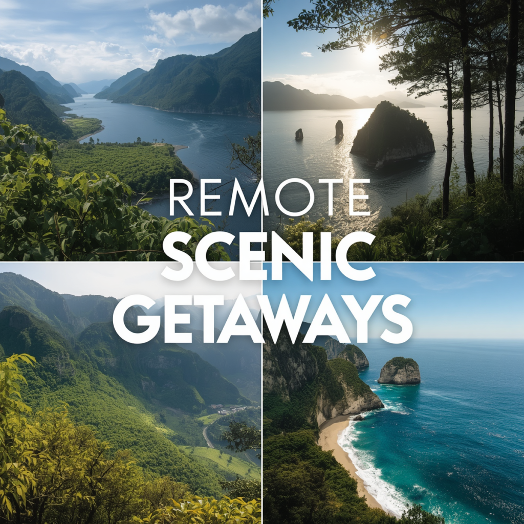 Remote Scenic Getaways Escape to Beautiful Landscapes Far From the Ordinary