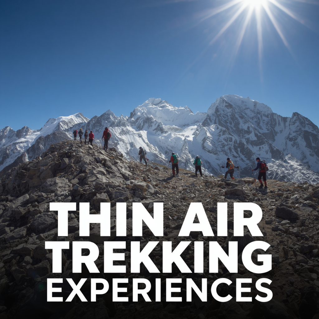 Thin Air Trekking Experiences Explore High Altitude Trails and Majestic Mountain Landscapes